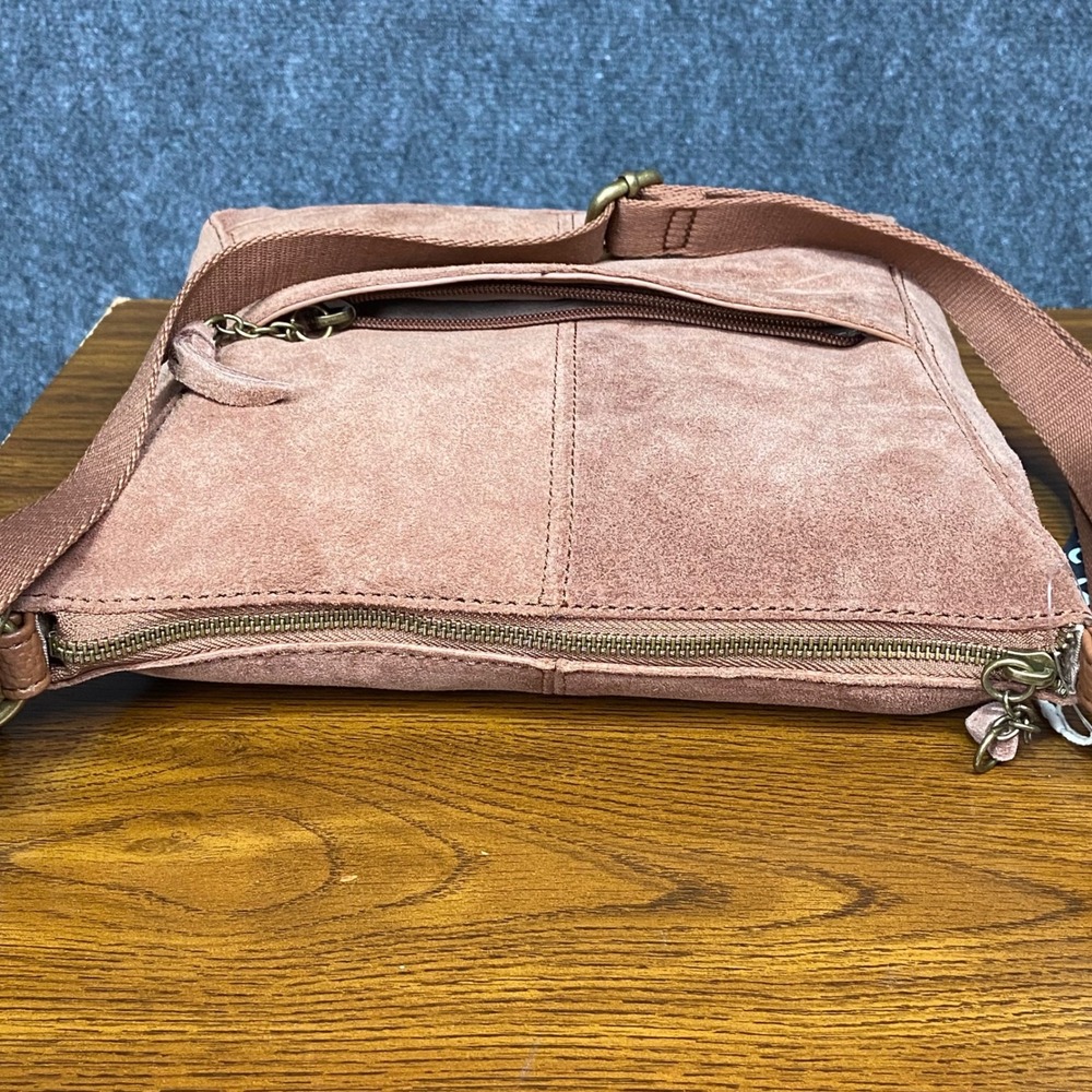 The Sak Lucia Leather Hobo Bag Women's Suede Patchwork Crossbody Purse 107528 - Picture 15 of 15